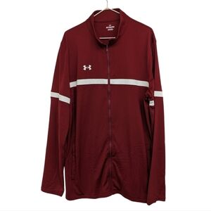 Under Armour Red Full-Zip Jacket